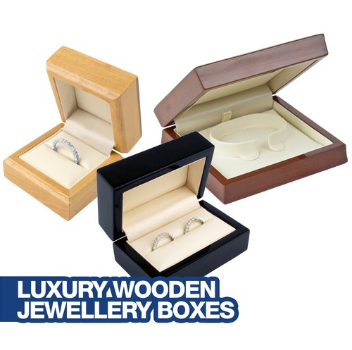 Luxury wooden jewellery - wooden, boxes
