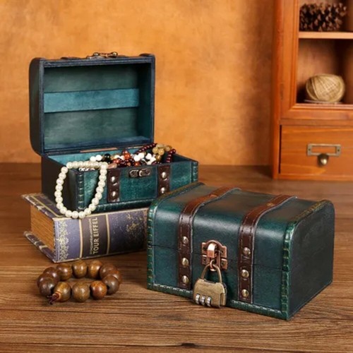 Vintage wooden treasure - wooden,