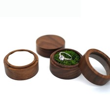 Round Gifts Case Wooden