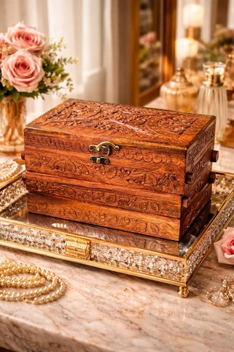 Handcrafted wooden carving - wooden,