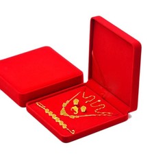 Velvet Jewelry Set Display Box