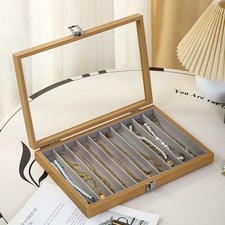 Wooden Glass Jewelry Necklace