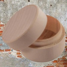 Plain Round Wooden Ring Box