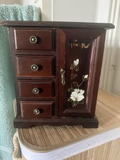 Vintage wooden wardrobe style