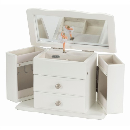 Wooden musical jewel box - wooden,