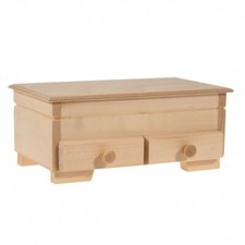 Wooden Jewellery Box 2 Drawers
