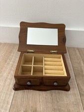 Vintage Wooden Jewellery Box