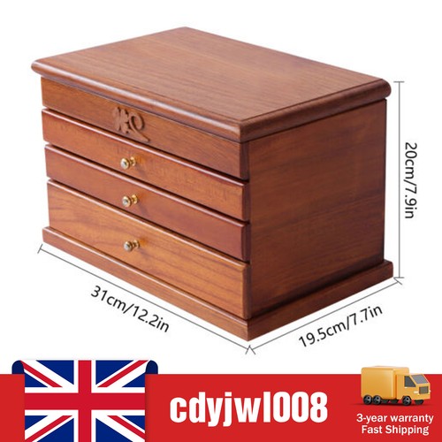 Large capacity wooden jewelry - large,