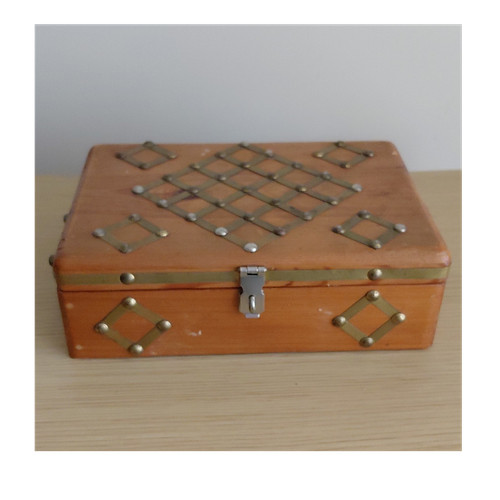 Wooden jewellery box - wooden,