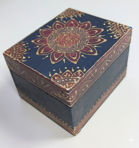 Handmade wooden jewellery - wooden, box