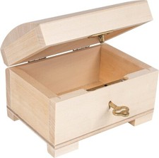 Plain Wooden Jewellery Box