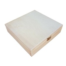 WOODEN SQUARE JEWELLERY BOX