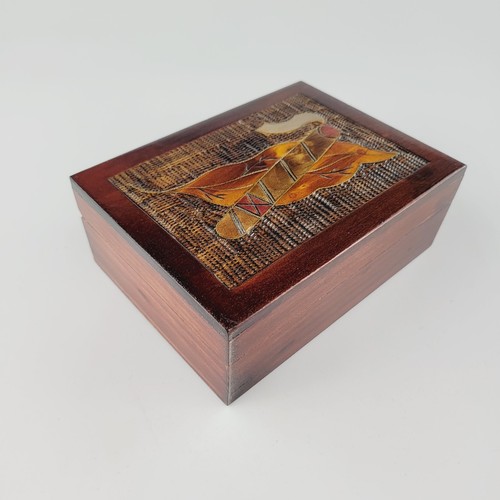 Wooden hand incrusted box for - hand-incrusted,